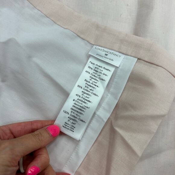 LoveShackFancy x Pottery Barn Oversized Bow Light Filtering Curtain Window Panel - Picture 5 of 6